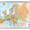 Quadro Planificação Magnético Mapa Europa 90x120cm