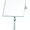 Quadro Branco Tripé 70x100cm Flip Chart com Rodas Classic Cinza