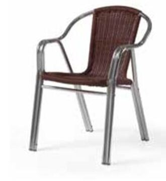 Cadeira de Jardim Alumínio AL-1 Bordô