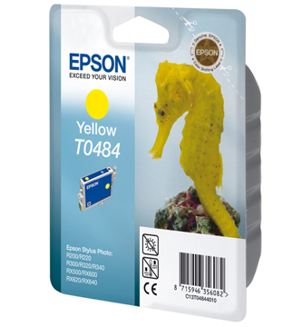 Tinteiro Compatível Epson Amarelo T0484