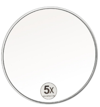 Espelho de Parede com Ventosa, Acrílico Grande 5x