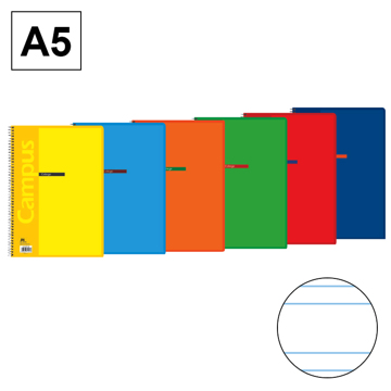 Caderno Espiral A5 80Fls Dp 3,5mm