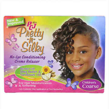 Condicionador Luster Pcj Pretty-n-silky Relaxer Kitsuper Tratamento Capilar Alisador (530 G)