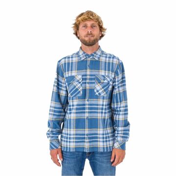Camisa de Manga Comprida Homem Hurley Santa Cruz Azul XL
