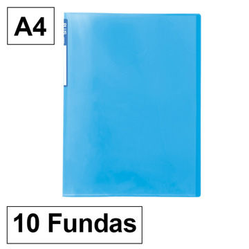 Portfolio Plus A4 10 Fls Azul