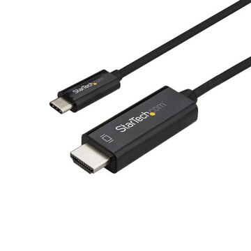 Adaptador USB C para Hdmi Startech CDP2HD1MBNL Preto 1 M