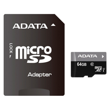 Cartão de Memória Adata Micro CL10 64GB