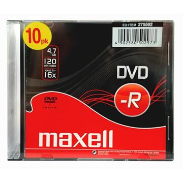 Dvd-r Maxell Pack 10Un.