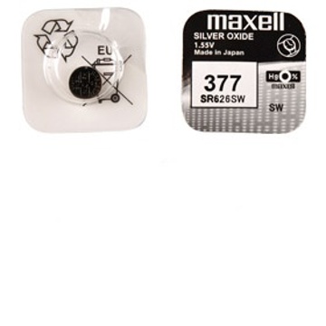 Pilhas Maxell Micro SR0626SW Mxl 377 1,55V