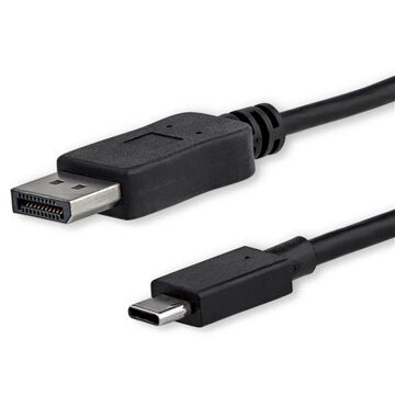 Adaptador USB C para Displayport Startech CDP2DPMM1MB Preto 1 M