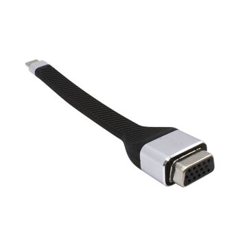Adaptador USB C para Vga I-tec C31FLATVGA60HZ Fhd Flexível Preto
