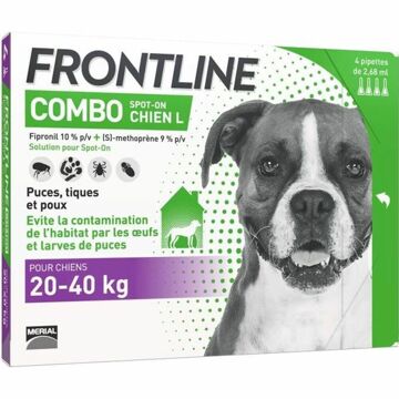 Pipeta para Cães Frontline Combo 20-40 kg 4 Unidades