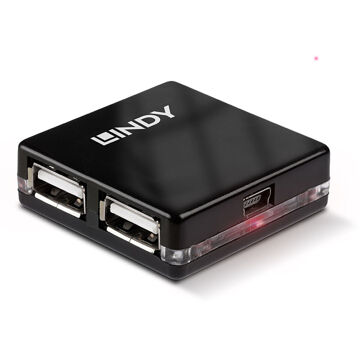 Hub USB Lindy 42742 Preto