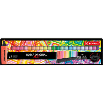 Conjunto de Marcadores Fluorescentes Stabilo Boss Original 23 Peças Multicolor