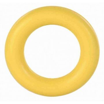 Brinquedo para Cães Trixie Ring Amarelo Borracha Borracha Natural