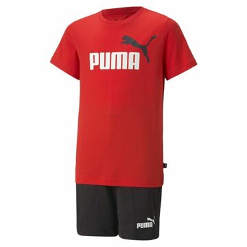Conjunto Desportivo para Crianças Puma Set For All Time Vermelho 15-16 Anos