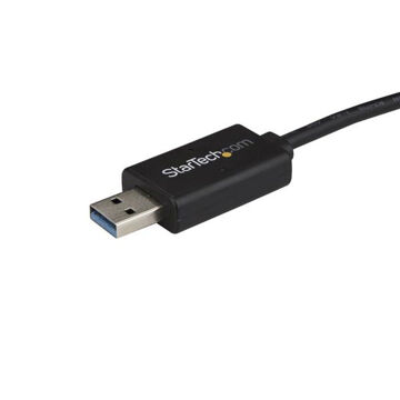 Cabo USB a para USB C Startech USBC3LINK Preto