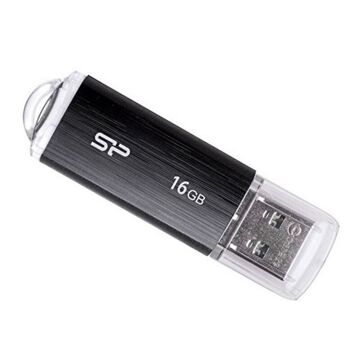 Memória USB Silicon Power SP016GBUF2U02V1K 16 GB USB 2.0 Preto