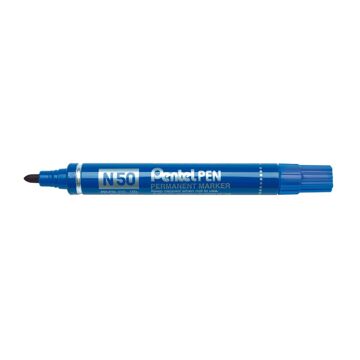 Marcador Permanente Pentel N50-BE Azul 12 Unidades