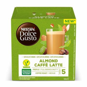 Cápsulas de Café Dolce Gusto Meia de Leite Amêndoa (12 Uds)