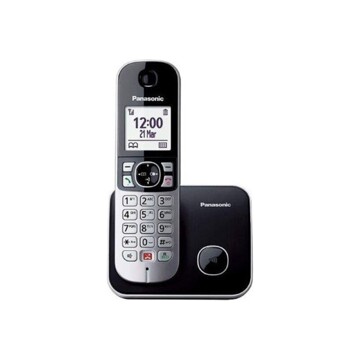 Telefone Fixo Panasonic Corp. KX-TG6851 1,8" Lcd Prateado
