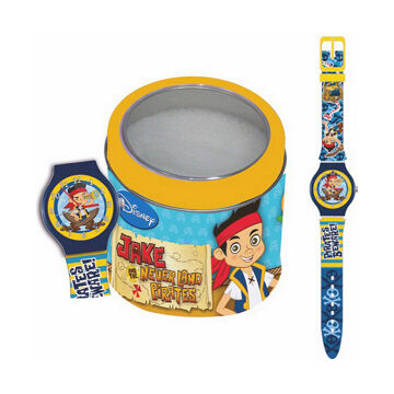 Relógio para Bebês Cartoon Jake The Pirate - Tin Box