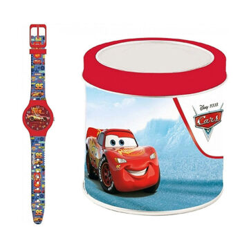 Relógio para Bebês Cartoon Cars - Tin Box
