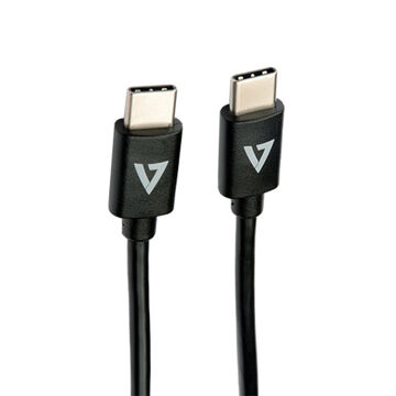 Cabo USB C V7 V7USB2C-1M Preto