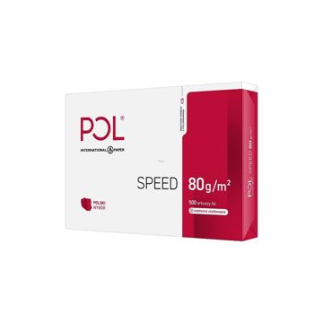 Papel para Imprimir Pol International Paper Speed Branco A4 500 Folhas