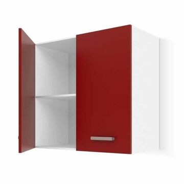 Armário Castanho Vermelho Pvc Plástico Melamina 60 X 31 X 55 cm