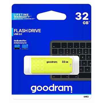 Memória USB Goodram UME2 Amarelo 32 GB