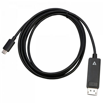 Adaptador USB C para Displayport V7 V7USBCDP14-2M (2 m) 8K Ultra Hd