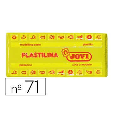 Plasticina Jovi Médio 150G Amarelo Claro