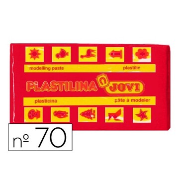 Plasticina Jovi Pequeno 50G Vermelho