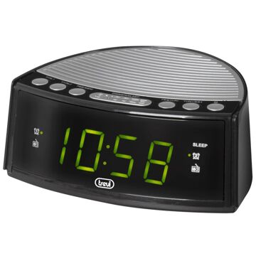 Relógio-despertador Trevi Rc 846 D Preto/cinzento