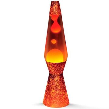 Lâmpada de Lava Itotal Cristal Vermelho Laranja Plástico 25 W (40 cm)
