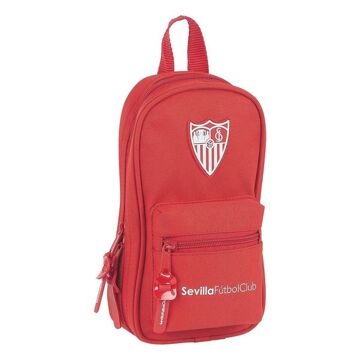 Mochila com Caixa de Lápis Sevilla Fútbol Club Vermelho
