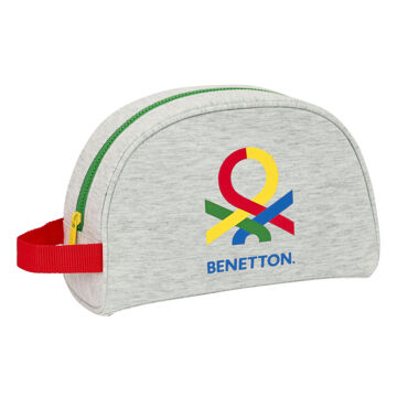 Nécessaire Escolar Benetton Pop Cinzento (28 X 18 X 10 cm)