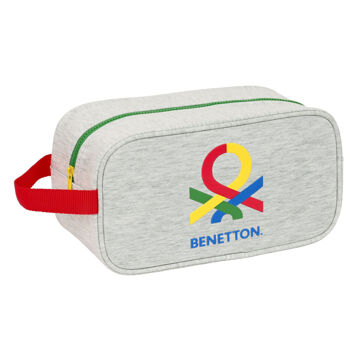 Bolsa para Sapatos de Viagem Benetton Pop Cinzento (29 X 15 X 14 cm)