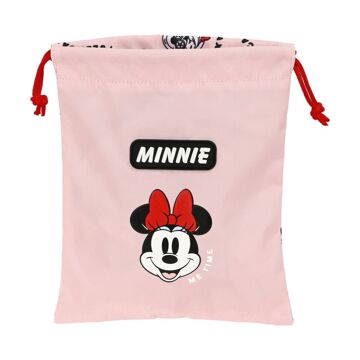 Bolsinha de Merenda Minnie Mouse Me Time Cor de Rosa