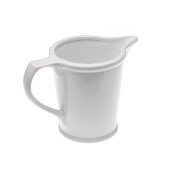 Recipiente de Leite Porcelana Branca 500 Ml