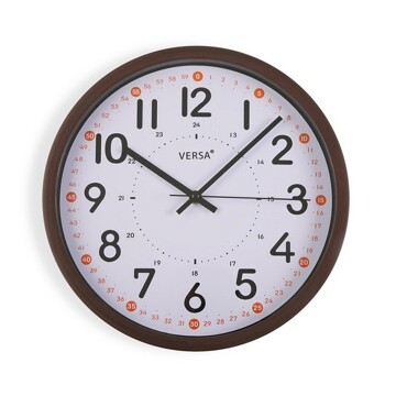 Relógio de Parede Plástico (4 X 30,5 X 30,5 cm)
