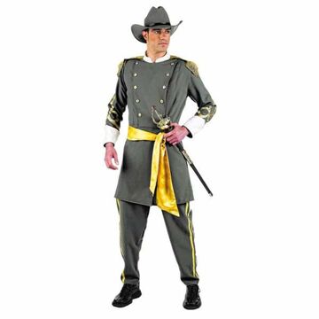 Fantasia para Adultos Limit Costumes Soldado Confederado 4 Peças Multicolor L