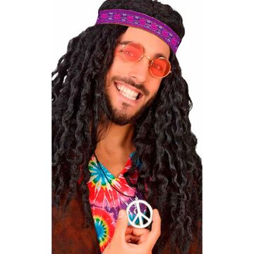 Conjunto de Acessórios de Disfarces Hippie Multicolor Anos 60