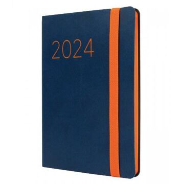 Agenda Finocam Flexi 2024 Azul 11,8 X 16,8 cm