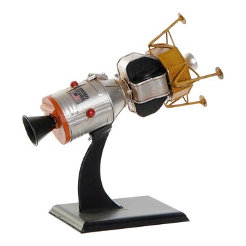 Figura Decorativa Dkd Home Decor Nave Espacial Metal (20 X 12 X 21 cm)