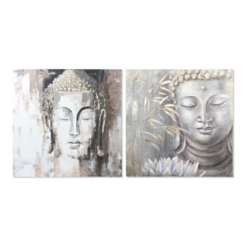 Pintura Dkd Home Decor Buda (100 X 3.8 X 100 cm)