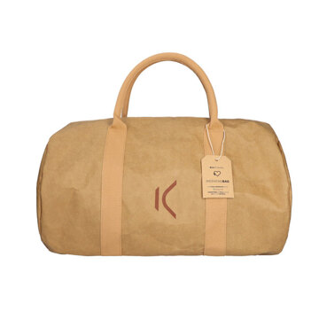 Bolsa de Viagem Ksix Weekendbag Eco-friendly Papel Kraft Castanho