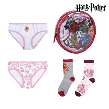 Roupa Interior Harry Potter (4 Pcs) Infantil Multicolor 8-10 Anos