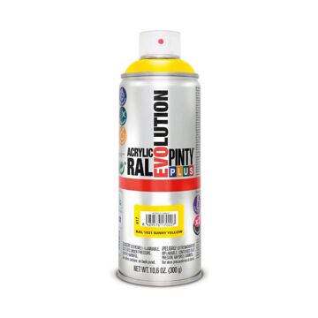 Tinta em Spray Pintyplus Evolution Ral 1021 300 Ml Sunny Yellow